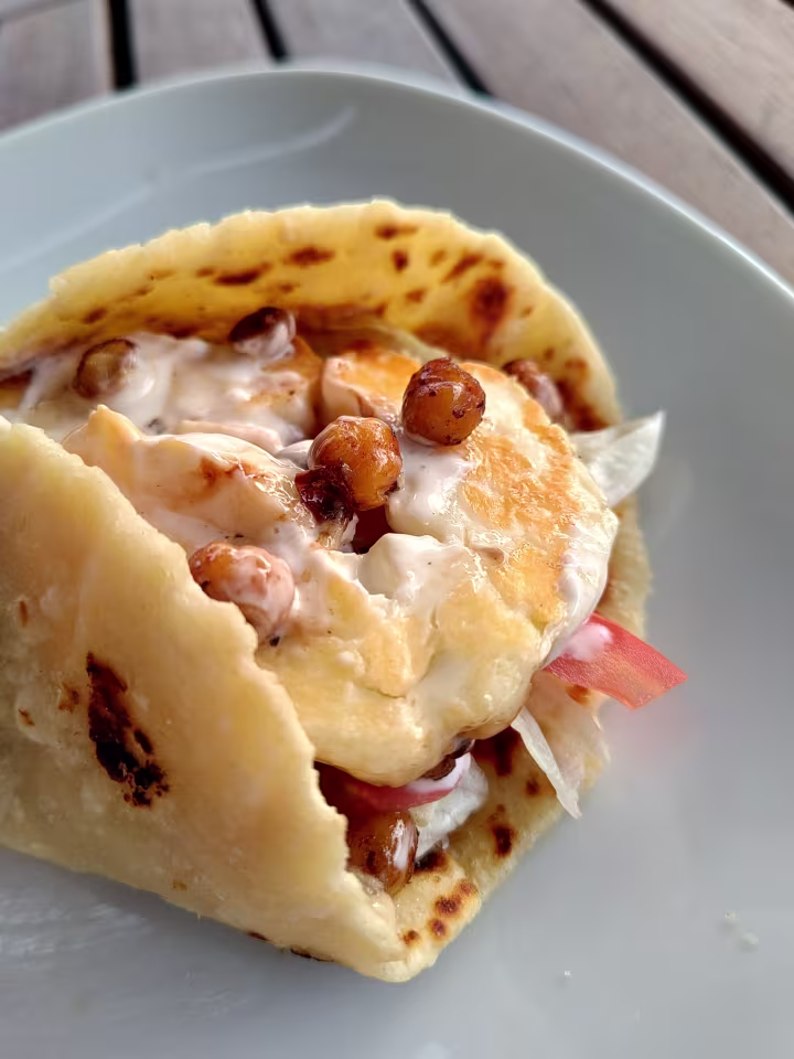 Halloumi Chickpea Shawarma Halloumi Chickpea Shawarma